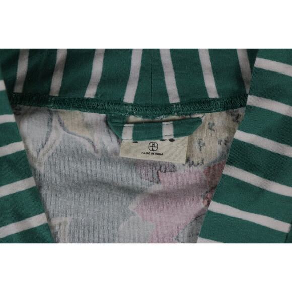 New Pact Organic Womens Medium Large Staycation Kimono Floral Print Robe - Picture 4 of 6